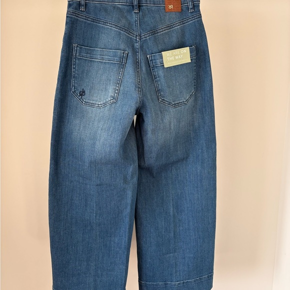 RAFFAELLO ROSSI Dark Blue Flare Jeans - Picture 3 of 5